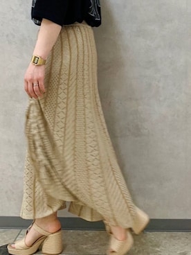 「LAYMEE（レイミー）のアイテム」を使った、アンダープラウ AEON釧路店さん（レディース・158cm）の春コーディネート