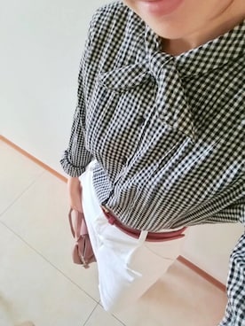 「noon（ヌーン）のアイテム」を使った、吉页星儿さん（レディース・160cm）の秋コーディネート