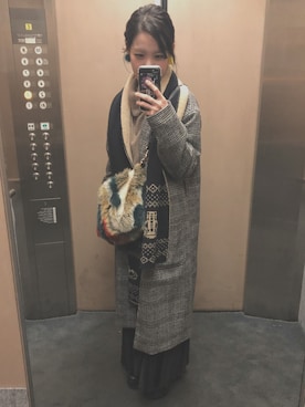 「アイテム（ピアス（両耳用））」を使った、Seina Nunokawaさん（レディース・148cm・20代）の秋コーディネート