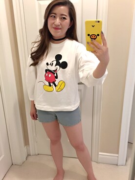「URBAN OUTFITTERS（アーバンアウトフィッターズ）のアイテム（その他パンツ）」を使った、ViviaN😊さん（レディース・163cm）の夏コーディネート