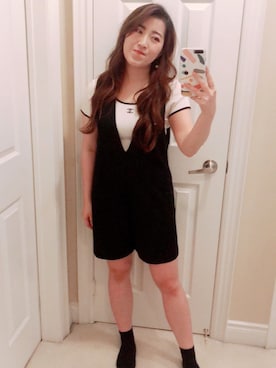 「chanel」｜「アイテム（オールインワン・サロペット）」を使った、ViviaN😊さん（レディース・163cm）の夏コーディネート