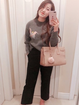 「Dumbo」｜ViviaN😊さん（レディース・163cm）の秋コーディネート