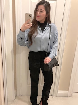 BALENCIAGA バレンシアガ ボディバッグ ウエストポーチ ブルー BALENCIAGAのボディバッグ/ウエストポーチを使ったレディース