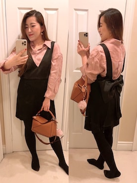 「ribbon」｜ViviaN😊さん（レディース・163cm）の冬コーディネート