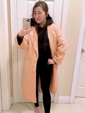 「FOG ESSENTIALS（エフオージーエッセンシャルズ）のアイテム（スウェット）」を使った、ViviaN😊さん（レディース・163cm）の春コーディネート