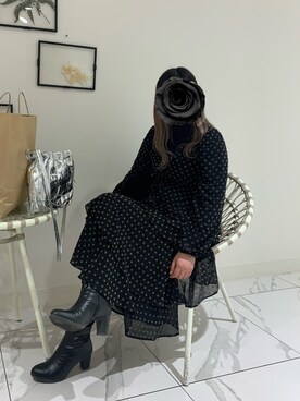 「モノートーン」｜ennuimenさん（レディース・163cm）の冬コーディネート