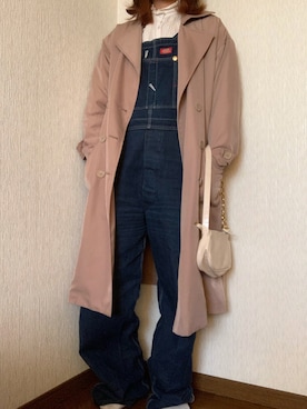 「BROWNY（ブラウニー）のアイテム（ジャケット/アウター）」を使った、ennuimenさん（レディース・163cm）の春コーディネート