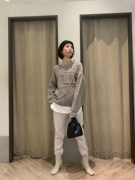 gussan_lemageさん（レディース・168cm）の冬コーディネート