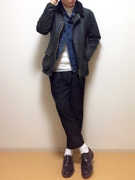 「Right-on（ライトオン）のアイテム（トップス）」を使った、sawaさん（メンズ・173cm）の冬コーディネート