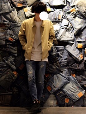 「Dickies（ディッキーズ）のアイテム（ジャケット/アウター）」を使った、sawaさん（メンズ・173cm）の冬コーディネート