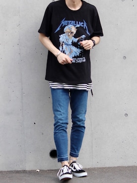 「Right-on（ライトオン）のアイテム」を使った、sawaさん（メンズ・173cm）の春コーディネート
