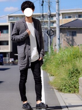 「Paraboot（パラブーツ）のアイテム（ブーツ）」を使った、sawaさん（メンズ・173cm）の秋コーディネート