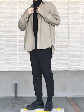 「Paraboot（パラブーツ）のアイテム（ブーツ）」を使った、sawaさん（メンズ・173cm）の春コーディネート