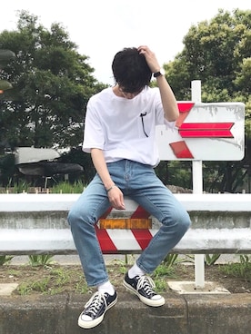 sawaさん（メンズ・173cm）の夏コーディネート