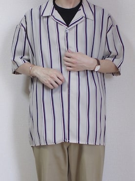 「YARD PLUS（ヤードプリュス）のアイテム（トップス）」を使った、sawaさん（メンズ・173cm）の夏コーディネート