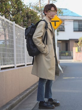 「MAKAVELIC（マキャベリック）のアイテム」を使った、sawaさん（メンズ・173cm）の冬コーディネート