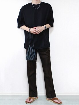 「DUFA（ドゥッファ）のアイテム」を使った、sawaさん（メンズ・173cm）の夏コーディネート