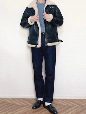 「BACK NUMBER（バックナンバー）のアイテム」を使った、sawaさん（メンズ・173cm）の冬コーディネート