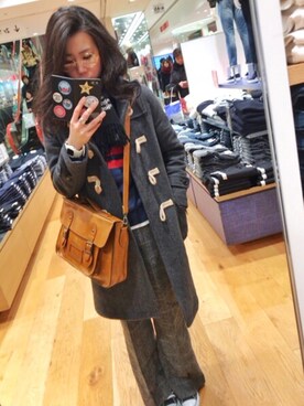 「MOUSSY（マウジー）のアイテム（PC・スマホグッズ/家電）」を使った、Ｓｈａｋｉｎ.さん（レディース・168cm）の冬コーディネート