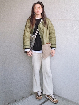 「LUCA（ルカ）のアイテム（ジャケット/アウター）」を使った、Ｓｈａｋｉｎ.さん（レディース・168cm）の冬コーディネート