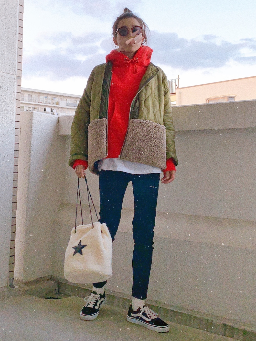 LUCA（ルカ）の「Work BY LC/LLL M65ライナーリメイク裾ボア