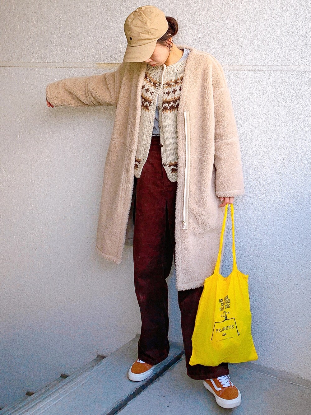 DHOLIC（ディーホリック）の「Vカラージップアップボアコート（ノー  