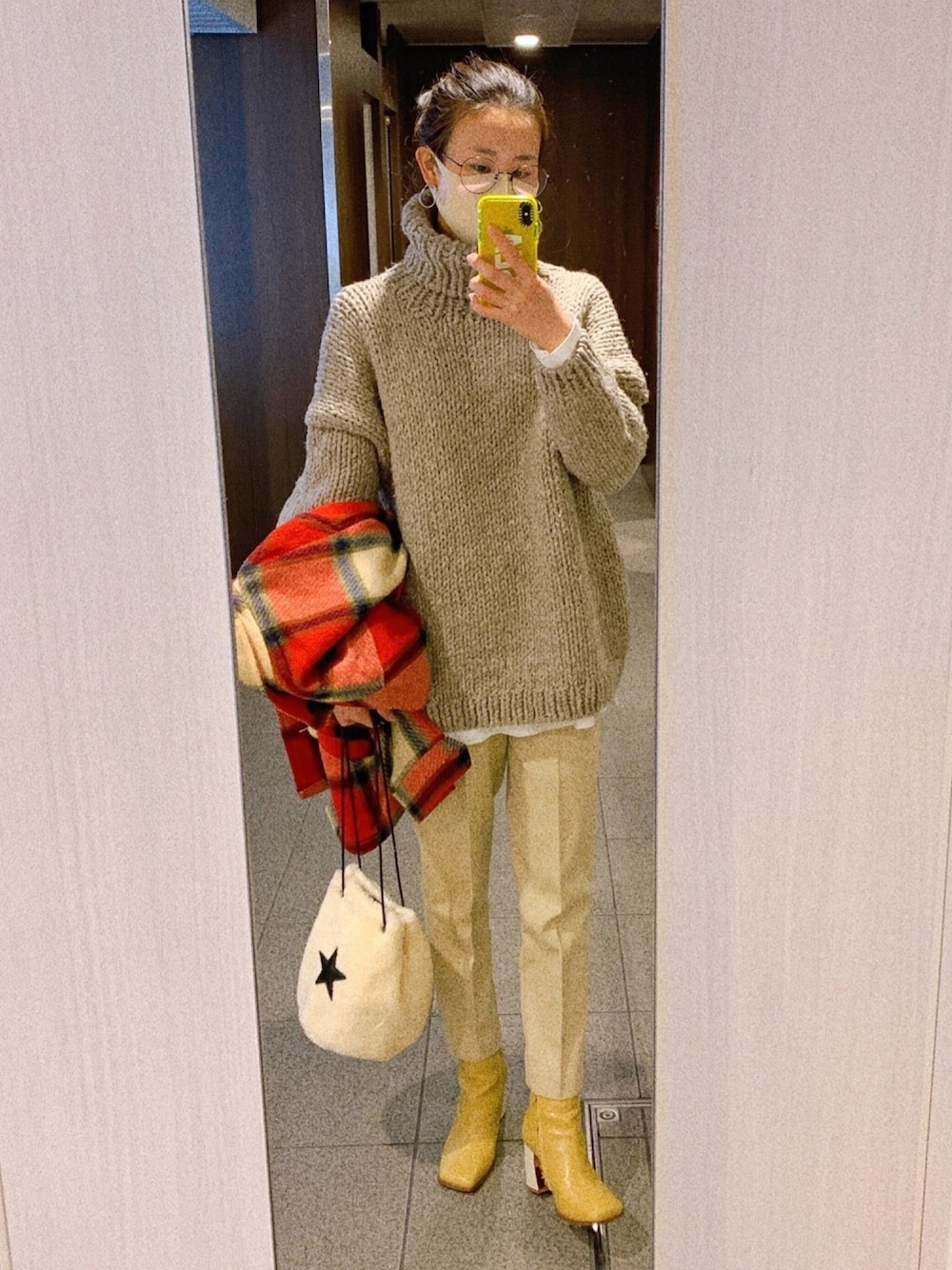 ボストン型クリアレンズサングラス Zoff×WIND AND SEA