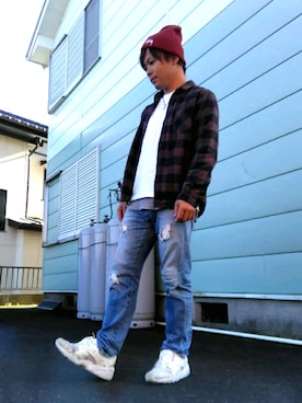「ディスクブレイズ」｜のじ。さん（メンズ・161cm）の冬コーディネート