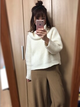 Amyさん（レディース・153cm）の冬コーディネート