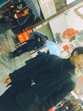 「EN ROUTE（アンルート）のアイテム（ノーカラージャケット）」を使った、BAiCHiさん（メンズ・177cm）の秋コーディネート