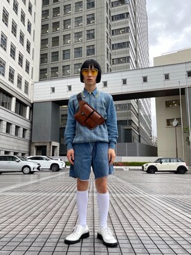 Prada プラダ のローファーを使ったメンズ人気ファッションコーディネート Wear
