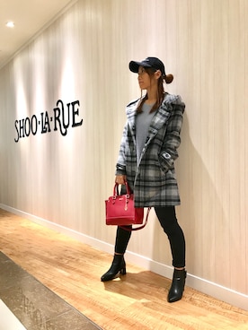 「ドレスキップ」｜「アイテム（その他アウター）」を使った、MINMINさん（レディース・165cm）の秋コーディネート