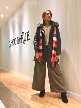「ドレスキップ」｜「アイテム（その他アウター）」を使った、MINMINさん（レディース・165cm）の冬コーディネート