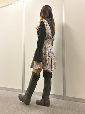 「salus（サルース）のアイテム」を使った、salusさん（レディース・160cm）の秋コーディネート