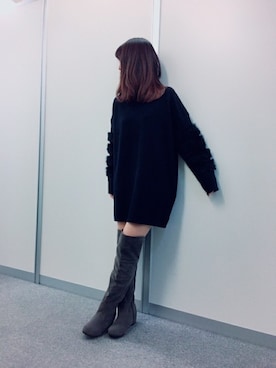 「salus（サルース）のアイテム」を使った、salusさん（レディース・156cm）の冬コーディネート