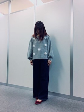 「salus（サルース）のアイテム」を使った、salusさん（レディース・156cm）の冬コーディネート