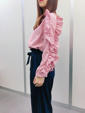 「salus（サルース）のアイテム」を使った、salusさん（レディース・156cm）の冬コーディネート