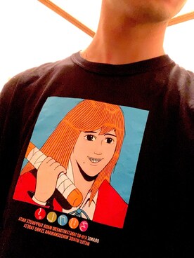 「ROLLING CRADLE（ローリングクレイドル）のアイテム（Tシャツ/カットソー）」を使った、しゆんさん（メンズ・185cm）の春コーディネート