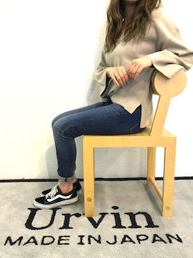 「URVIN（アービン）のアイテム」を使った、mihoさん（レディース・158cm）の冬コーディネート