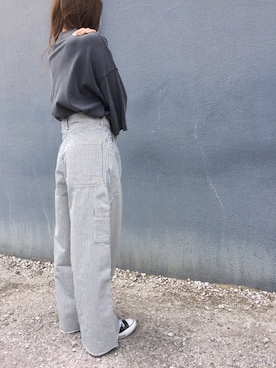 「URVIN（アービン）のアイテム」を使った、mihoさん（レディース・158cm）の夏コーディネート