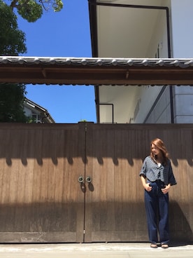 「URVIN（アービン）のアイテム」を使った、mihoさん（レディース・158cm）の夏コーディネート