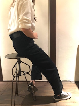 「ワッフル」｜mihoさん（レディース・158cm）の秋コーディネート