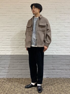 「Right-on（ライトオン）のアイテム（その他アウター）」を使った、riku1166さん（メンズ・180cm）の秋コーディネート