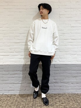 「Right-on（ライトオン）のアイテム（スウェット）」を使った、riku1166さん（メンズ・180cm）の秋コーディネート