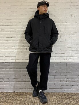 「CAMP7（キャンプセブン）のアイテム（ジャケット/アウター）」を使った、riku1166さん（メンズ・180cm）の冬コーディネート