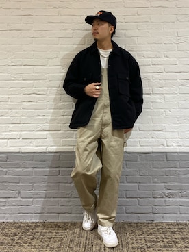 「EDWIN（エドウィン）のアイテム（ジャケット/アウター）」を使った、riku1166さん（メンズ・180cm）の冬コーディネート