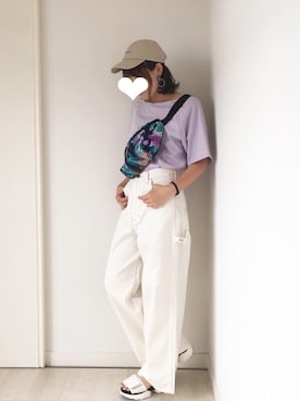 「ETHNOTEK（エスノテック）のアイテム」を使った、akiさん（レディース・160cm）の夏コーディネート