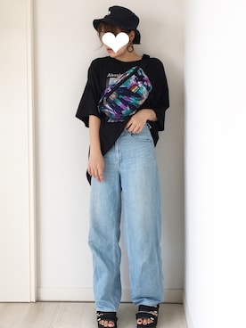 「ETHNOTEK（エスノテック）のアイテム」を使った、akiさん（レディース・160cm）の夏コーディネート