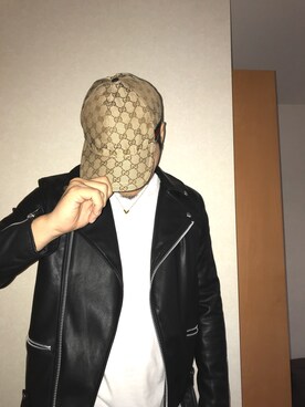 「AZUL by moussy（アズールバイマウジー）のアイテム（ライダースジャケット）」を使った、よっちゃんさん（メンズ・171cm）の秋コーディネート