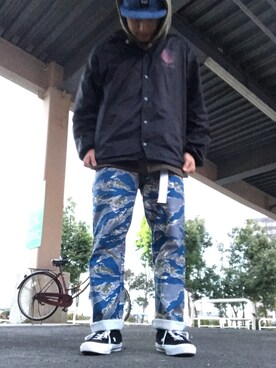 「MAPLE COMICS（メイプルコミックス）のアイテム」を使った、isseiさん（メンズ・167cm）の春コーディネート